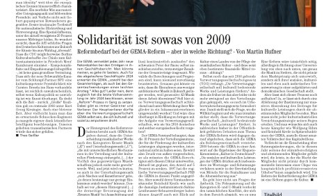 Titelseite der nmz 03/2025