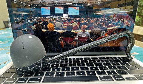 GEMA-Generalversammlung, öffentlicher Teil. Alle Fotos im Dossier: Martin Hufner
