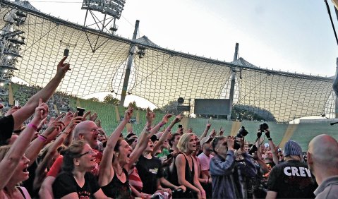Im M&uuml;nchener Olympiastadion. Foto: Bernd Schweinar