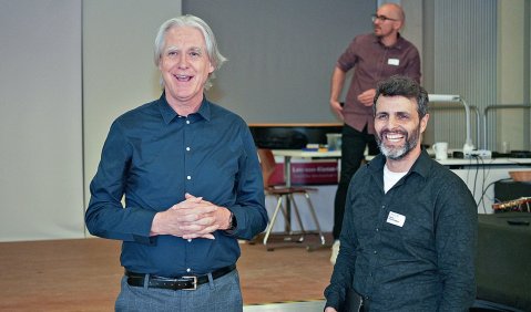 Peter Hackel und Marcos Victora-Wagner. Foto: &copy; Thomas Haberkorn