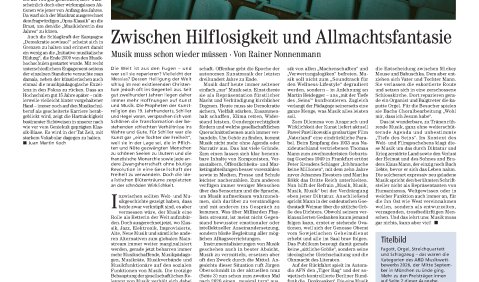Erste Seite der nmz: Ausgabe 10/26