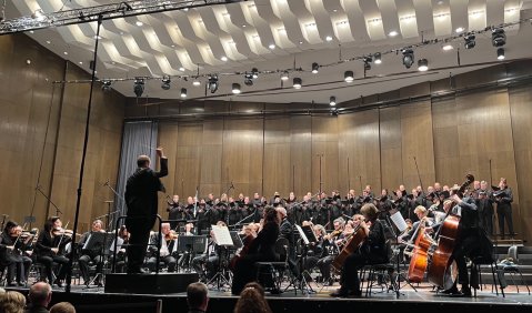 Reger-Konzert im Pfalzbau Ludwigshafen. Foto: Michael Kube