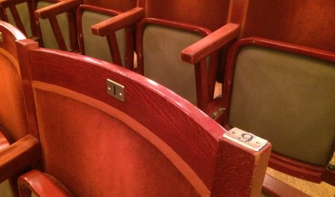Reihe 9 im großen Saal des Wiener Konzerthauses. Foto: mku