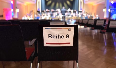 Reihe 9 im Großen Lindensaal (Rathaus Markkleeberg). Foto: mku