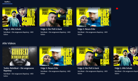 ARD-Dreiteiler RuhrBeat – Die vergessene Rapstory