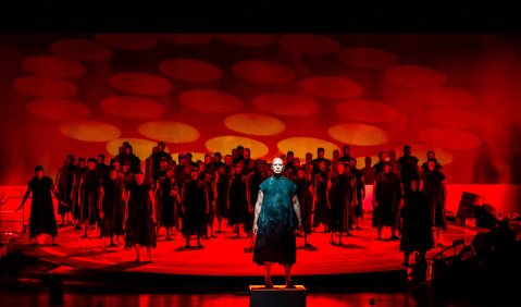„Satyagraha“ – Oper in drei Akten von Philip Glass an der Staatsoper Hannover. © Sandra Then