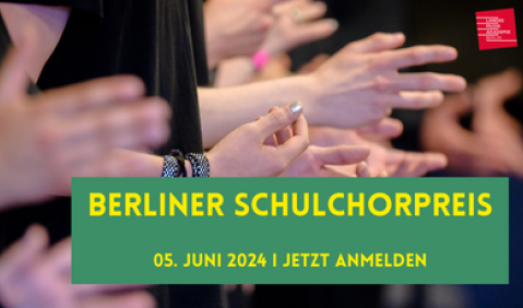 Aufruf zur Bewerbung für den Schulchorpreis. © Stephan Röhl