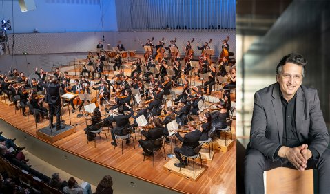 Symphonieorchester der UdK Berlin er&ouml;ffnet crescendo26 mit Michael Sanderling am Pult (Fotos: St. Stahnke, M. Borggreve)