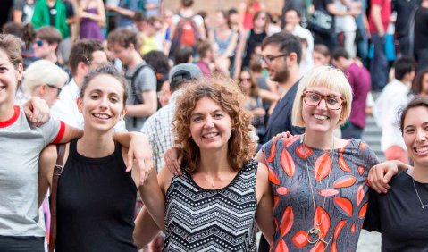 Weston Olencki, Bethany Younge, Aline Privitera / Laura Bertolino (Quartetto Maurice), Ina Vanoeveren, Nina Guo, Mikolaj Laskowski (von links nach rechts) © Fotograf: Daniel Pufe