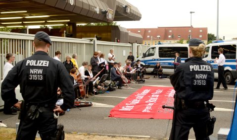 Aktion von „Lebenslaute“. Foto: © Lebenslaute