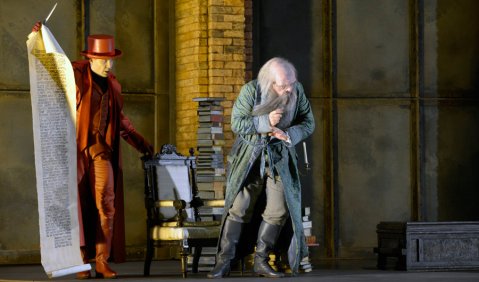 Faust in Leipzig. Foto: Bettina Stöß