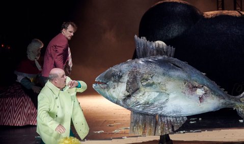 Die Verurteilung des Lukullus an der Staatsoper Stuttgart. Foto: Martin Sigmund