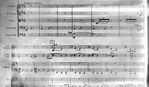 Mahlers 9. - Public Domain aus dem Jahr 1912. Verfremdet: MH