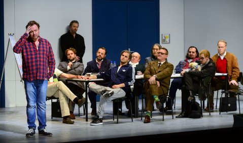 Die Meistersinger von Nürnberg im Badischen Staatstheater Karlsruhe. Foto: Falk von Traubenberg