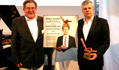 Verleihung des Musik-Gordi. Foto: Deutscher Musikrat