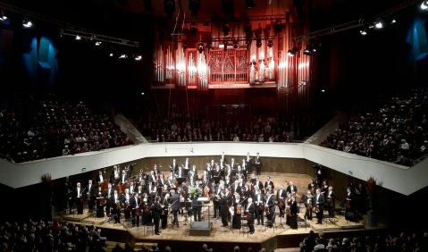 Antritt von Andris Nelsons beim Gewandhausorchester Leipzig. Foto: Dippel