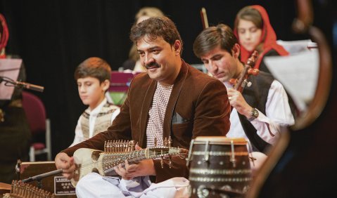 Benefizkonzert „Musik für Afghanistan“, Kaiser-Wilhelm-Gedächtniskirche Berlin, November 2021. Foto: Guido Werner