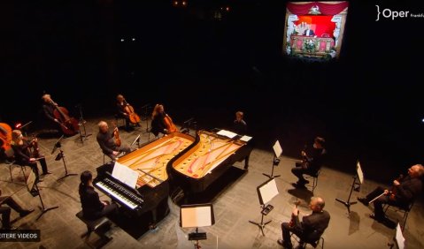 Screenshot aus dem Video der Oper Frankfurt.