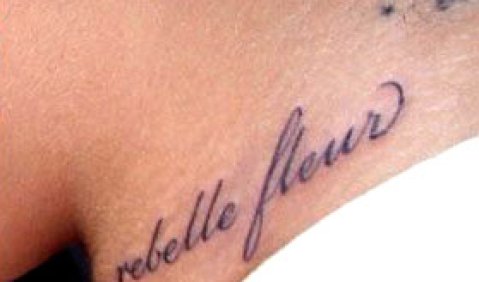 Rihannas Tattoo. 
