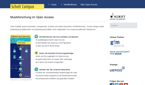 Website Schott Campus.