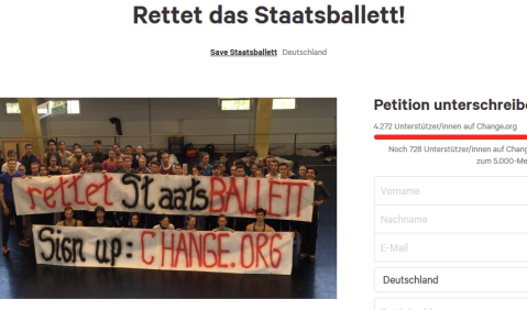 Petition: Rettet das Staatsballett