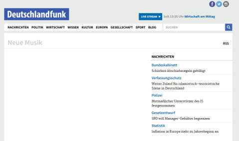 Neue Musik? Fehlanzeige! Screenshot