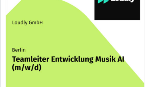 Stellenmarkt der Gegenwart für die Musik der Zukunft