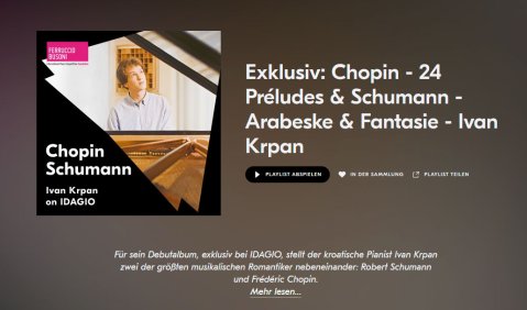 Exclusiv bei Idagio: Ivan Krpan.