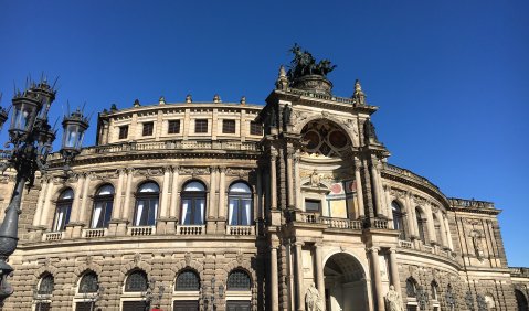 Semperoper mit Uraufführung einer Kinderoper. Foto: Lieberwirth