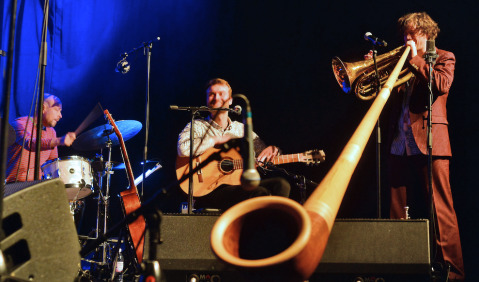 Neuer Deutscher Jazzpreis für Allgäuer Band Shreefpunk plus Strings. Foto: Manfred Rinderspacher