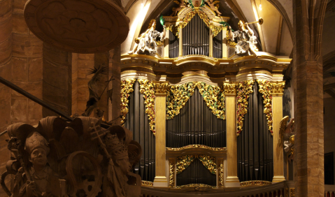 Die Große Silbermann-Orgel im Dom St. Marien zu Freiberg. Foto: Gottfried-Silbermann-Gesellschaft/Otto Schröder