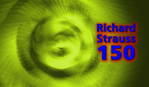 Richard Strauss. 150. Geburtstag. Montage: Hufner