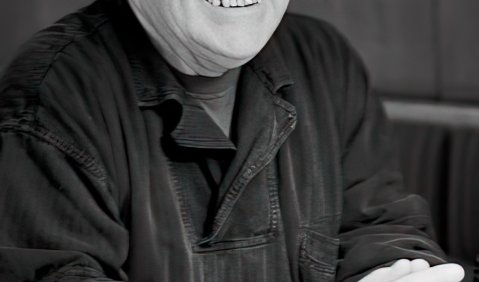 Hans-Joachim Hespos (2001) als Gast bei taktlos. Foto: Hufner