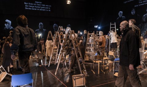 ‹Intolleranza 1960› – Szenische Handlung in zwei Teilen von Luigi Nono am Theater Basel. Photo: Ingo Höhn.