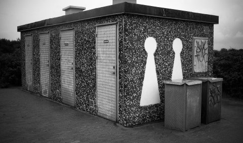 Auch nicht beliebt. Reinigung von Toiletten. Foto: Hufner