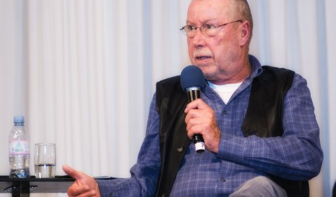 Klaus Umbach bei taktlos 116. Foto: Hufner