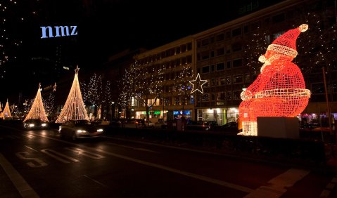 Weihnachten in der Redaktion. Foto: Martin Hufner