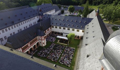 Rheingau Musik Festival, der Kreuzgang des Klosters Eberbach