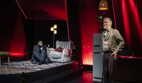 For a Look or a Touch | Alessio Fortune Ejiugwo (Manfred), Daniel Minetti (Gad). Foto: Lutz Edelhoff