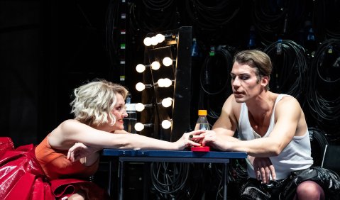 V.l.n.r.: Dascha Trautwein (Lilli Vanessi) und Krunoslav Šebrek (Fred Graham).  Foto: © Sandra Then