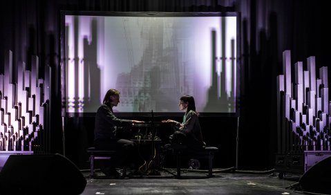 &bdquo;gamut inc&ldquo; in Essen beim Festival &bdquo;Blaus Rauschen&ldquo;. Foto: &copy; Etta Gerdes