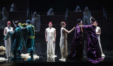 I Didn&rsquo;t Know Where To Put All My Tears / Curlew River. Marko Nikodijević / Benjamin Britten / Alphonse Cemin / Silvia Costa. Foto: Jean-Louis Fernandez