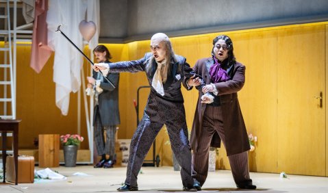 &bdquo;Il Barbiere di Siviglia&ldquo; am Oldenburgischen Staatstheater. Foto: Stephan Walzl.