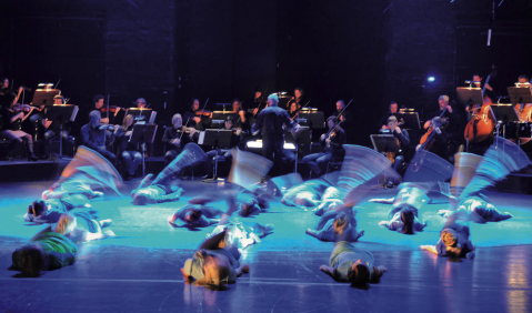 Jugendprojekt &bdquo;Zwischen Nacht und Traum", Staatskapelle Halle unter Hans Rotman (Dirigat) &copy; Markus Scholz