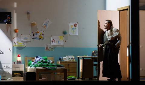 &bdquo;Siegfried&ldquo; an der Bayerischen Staatsoper. N. Brownlee. Foto: Monika Rittershaus