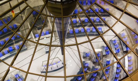 Blick in den Bundestag