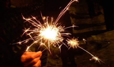 Wunderkerzen 2013. Foto: Hufner