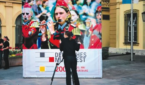 Die Medienarbeit hat längst begonnen: Deutsches Musikfest 2007. Foto: BDMV