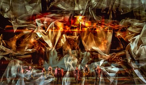 Ring 10010110: Das Rheingold. Foto: Bayreuther Festspiele / Enrico Nawrath