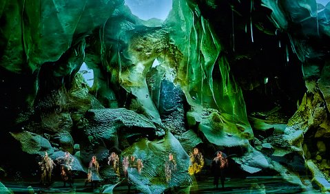 Ring 10010110: Das Rheingold. Foto: Bayreuther Festspiele / Enrico Nawrath